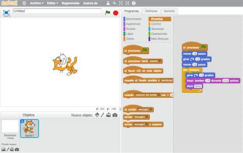 With scratch, you can program your own interactive stories, games Crear con código: Scratch - Cátedra Telefónica-UOC