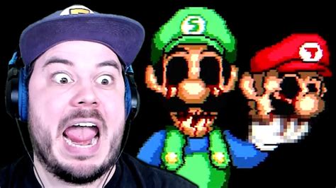 Luigiexe Made Me Rage Left Behind Super Mario Bros Horror Game
