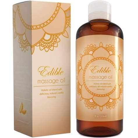 pure vanilla sensual massage oil for body edible massage oil and lubricant for women and men