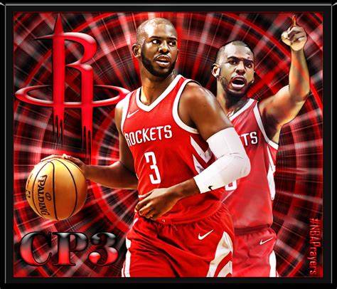 Nba Player Edit Chris Paul Chris Paul H Town Houston Rockets Nba