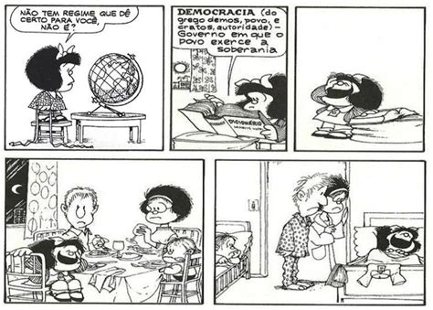 Mafalda Quino Mafalda Quino Quadrinhos Democracia