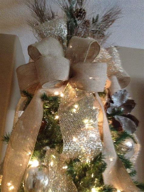 40 Awesome Christmas Tree Decorations Ideas With Burlap Decoration