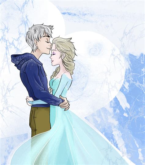 Jack Frost X Elsa Happy Valentines Day By Xyaminogamex On Deviantart