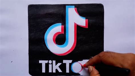 Tik Tok Logo Drawing YouTube