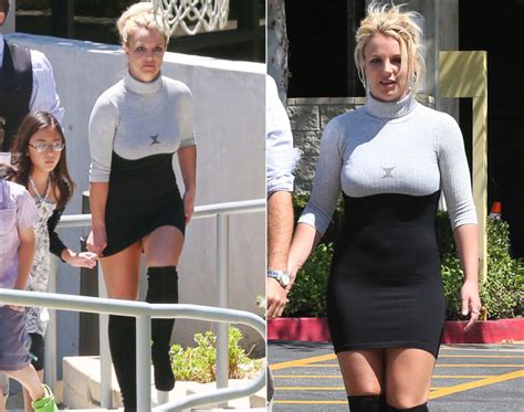 Britney Spears Wears Skin Tight Dress To Church Skin Tight Celebrity