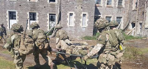 Soldiers Hone Urban Operations Skills At Disused Hospital The British