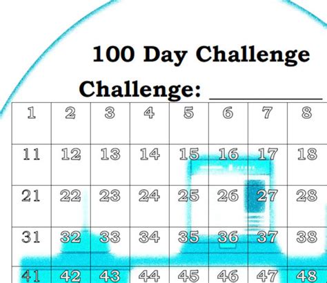 100 Day Challenge Chartpdf