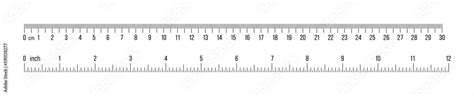 Ruler 30 Cm 12 Inch Set Of Ruler 30 Cm 12 Inch Measuring Tool Ruler