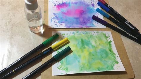 How To Make Easy Watercolor Backgrounds Youtube