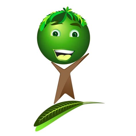 Cartoon Sad Tree Please Save The Earth Vector Stock Vector Image By