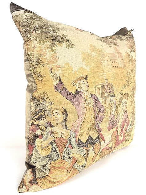 Shop for tapestry pillow decorative pillows at pricegrabber. French Tapestry Throw Pillow | Royal Hunting - My Vintage ...