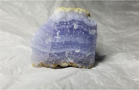 Blue Lace Agate Raw Natural Crystal Etsy Natural Crystals Blue