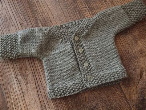 Free Basic Baby Cardigan Knitting Pattern