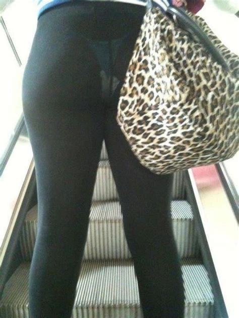 Beautiful Leopard Skin Pocketbook And See Through Leggings Funny Faxo