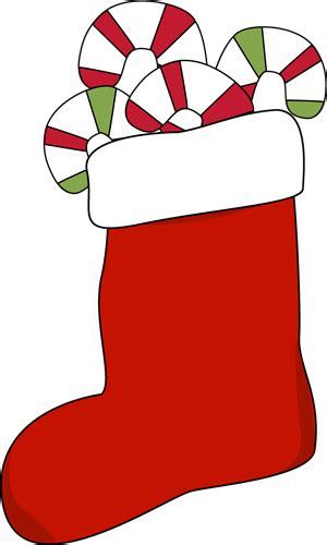 · candy filled christmas stocking for everyone on your list. Stocking Filled with Candy Canes Clip Art - Stocking ...