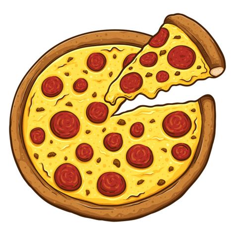 Pepperoni Slices On White Illustrations Royalty Free Vector Graphics