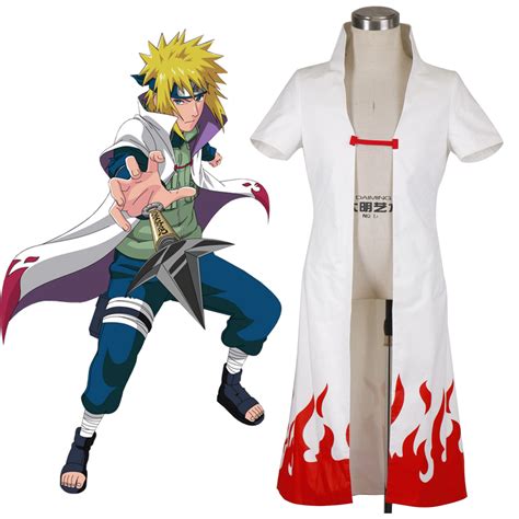 Naruto Fourth Hokage 2 Anime Cosplay Costumes Outfit Naruto Fourth
