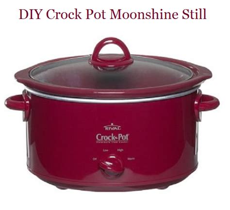 The word moonshine is just to suggest that the drink is a very strong alcoholic drink. DIY Crock Pot Moonshine Still - The Prepared Page » The ...