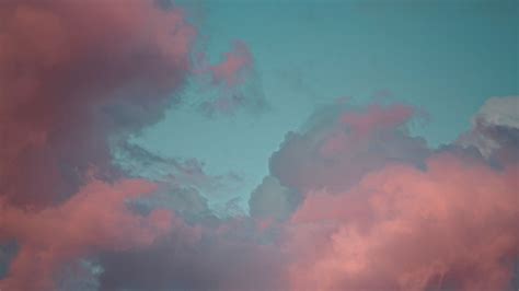 Download Wallpaper 1920x1080 Cloud Sky Pink Clouds Full