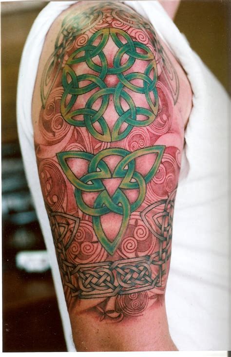 Celtic Half Sleeve Tattoo By Fatsalty On Deviantart