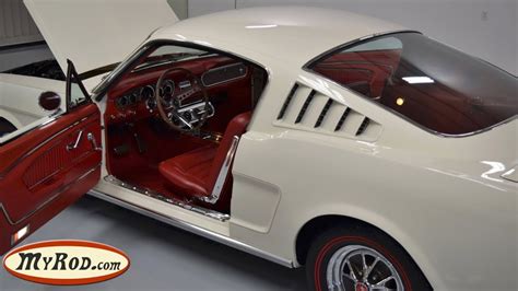 1965 Mustang 22 Fastback With Red Pony Interior Youtube