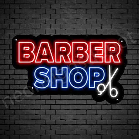 Barber Neon Sign 2ol Barbershop Neon Signs Depot