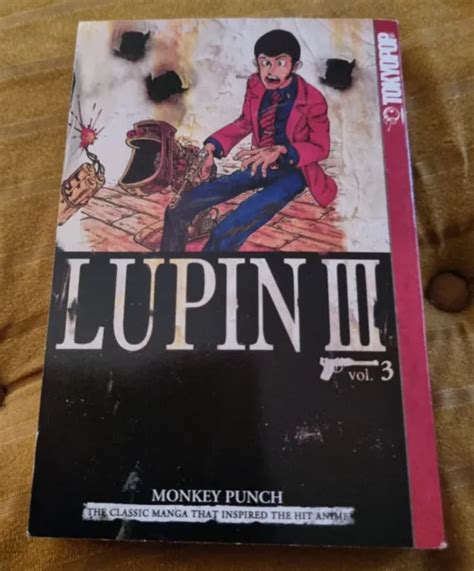Lupin Iii Vol 3 English Graphic Novel Monkey Punch 1st Tokyopop