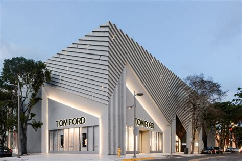 Arandalasch Creates Pleated Concrete Facade For Tom Ford Flagship Miami