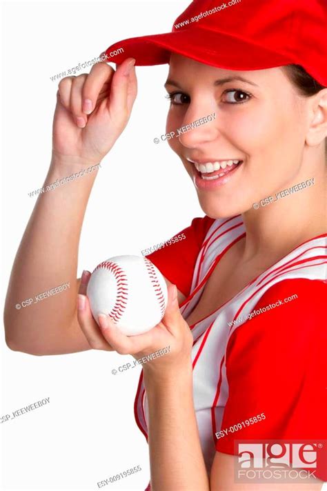 Baseball Girl Stock Photo Picture And Low Budget Royalty Free Image