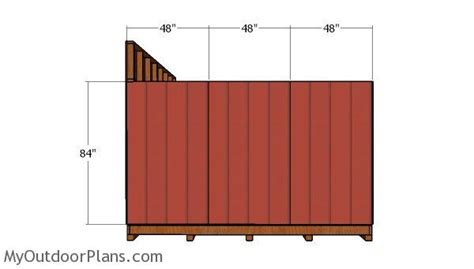12x14 Lean To Shed Plans Myoutdoorplans Free Woodworking Plans And