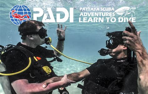 learn to dive thailand padi open water course pattaya scuba adventures