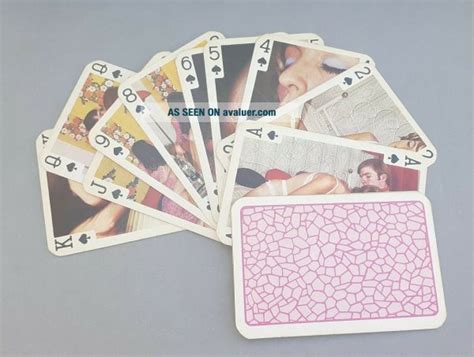 VINTAGE ADULT PLAYING CARDS FULL DECK 54 NUDE ORGY PORN CARDS Playing