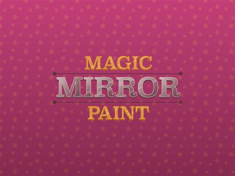 🕹️ Play Magic Mirror Paint Game Free Online Html Kids Drawing Video