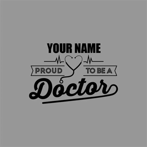 Proud To Be Doctor Front Print Only Limiteez
