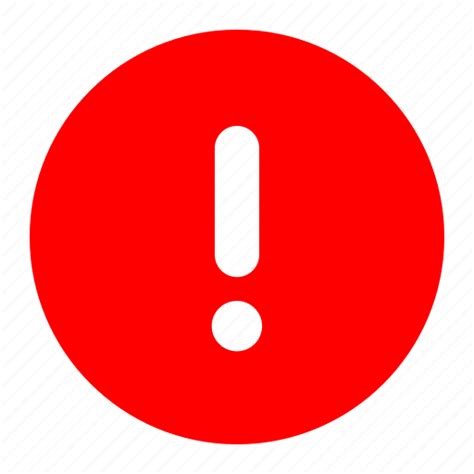 Red Alert Danger Error Exclamation Mark Icon Download On Iconfinder