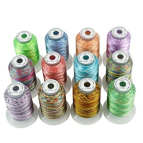 machine embroidery thread 40 spools of 500 yards artofit