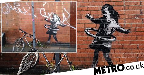 New Banksy Appears In Nottingham Of Hula Hopping Girl Metro News