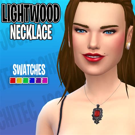 Download Lightwood Necklace By Jochi The Sims 4 Mods Curseforge
