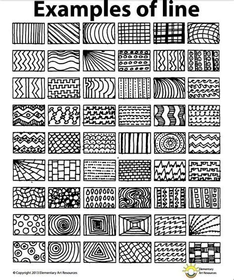 Lesson One Element Of Line Year 5 2016 Doodle Patterns Zentangle