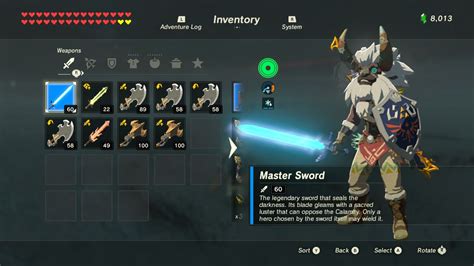 Acquired A Savage Lynel Sword With 89 Damage Breathofthewild