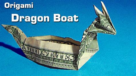 Origami Dragon Boat Dollar Origami Dragon Boat Money Origami Dollar