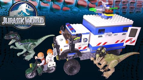 Building Jurassic World Raptor Rampage Lego Set 75917 Youtube