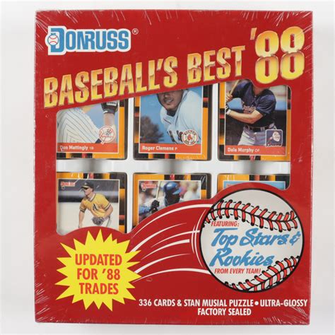 1988 Donruss Baseballs Best Unopened Complete Set Of 336 Baseball