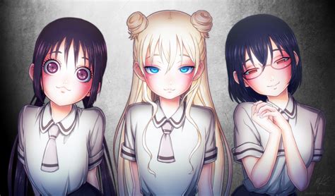 Tsiox Honda Hanako Nomura Kasumi Olivia Asobi Asobase Asobi Asobase Bad Id Bad Pixiv Id