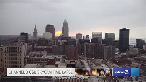 Monday Cleveland Weather Sunset Time Lapse For March 4 2019