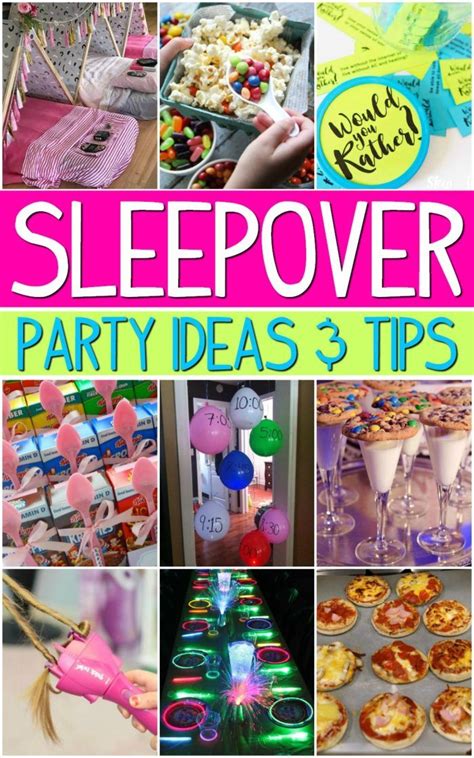 Sleepover Ideas For The Girls Sleepover Birthday Parties Slumber