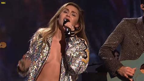 Miley Cyrus Risks A Nip Slip On Saturday Night Live Fox News