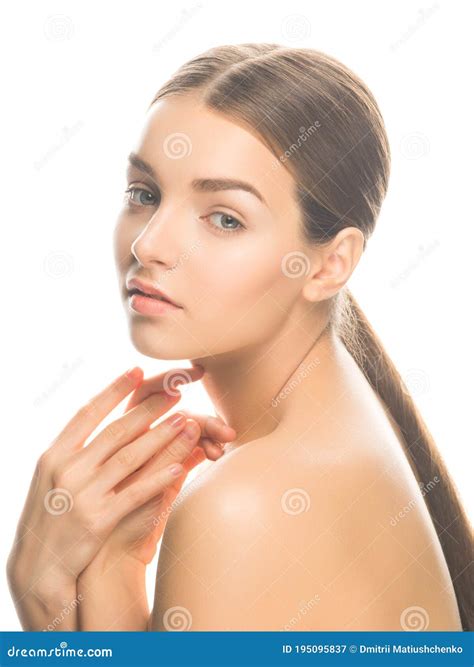 Amazing Female With Pure Skin Stock Image Image Of Face Cosmetics