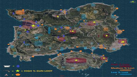 It doesn't mean that if you land on any other place, there will be no ammo. Android 用の PUBG Island Map of ERANGEL Loot Locations APK を ...