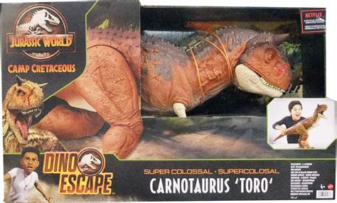 Jurassic World Camp Cretaceous Mattel Super Colossal Carnotaurus Toro